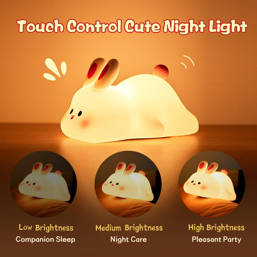 Silicone Cute LED Night Light Touch Sensor
